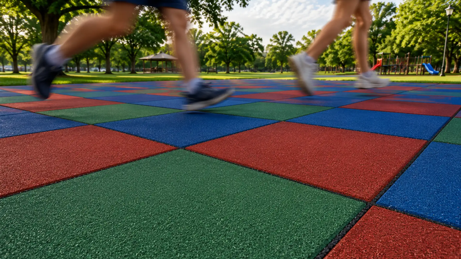 ¿Cómo instalar suelos amortiguantes en parques infantiles?