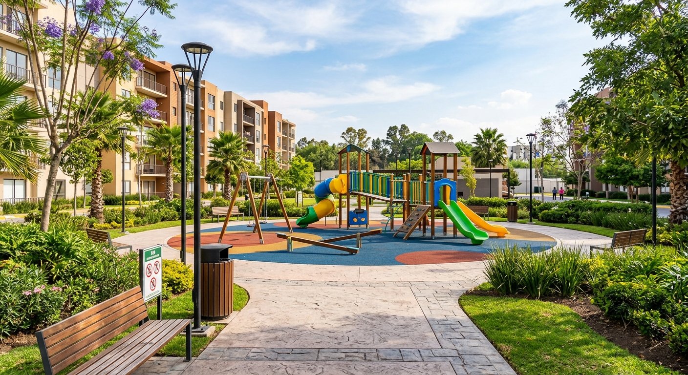 ¿Cuánto cuesta instalar un parque infantil para un conjunto habitacional?
