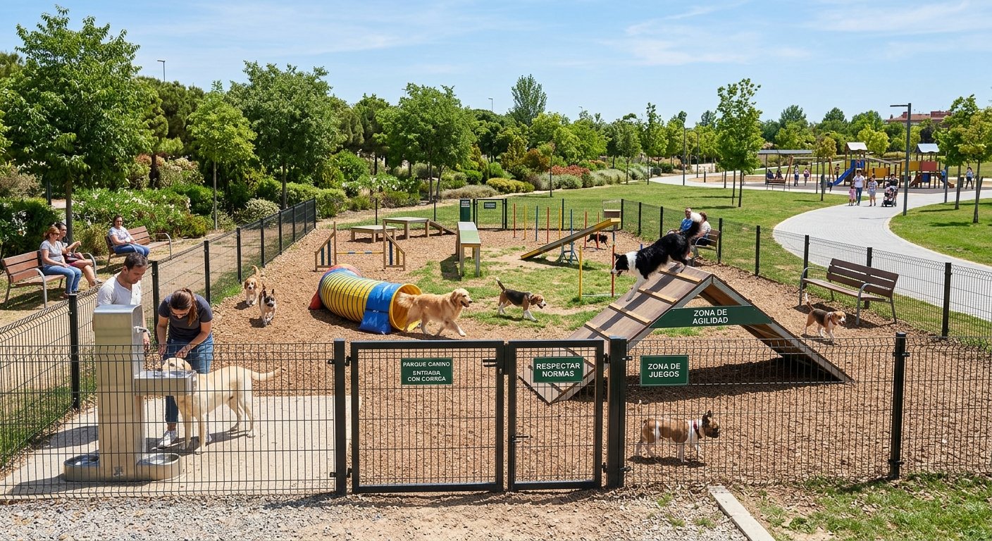 Juegos infantiles y equipamiento para parque canino fabricados bajo norma EN 1176 en México - Playout Kids